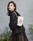 Dior Caro 小號20cm-白色小牛皮