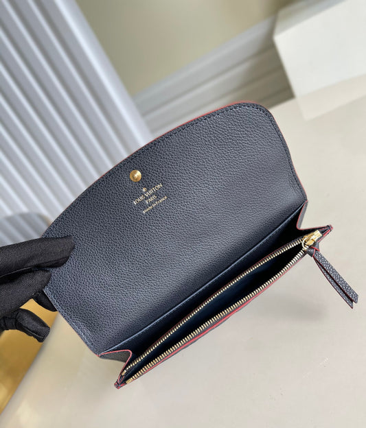 LV M69417海軍藍 Emilie 翻蓋長夾
