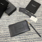 YSL Monogram 手拿包-黑山形紋金扣