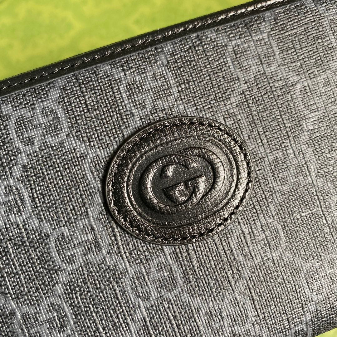 Gucci 男款拉鍊長夾