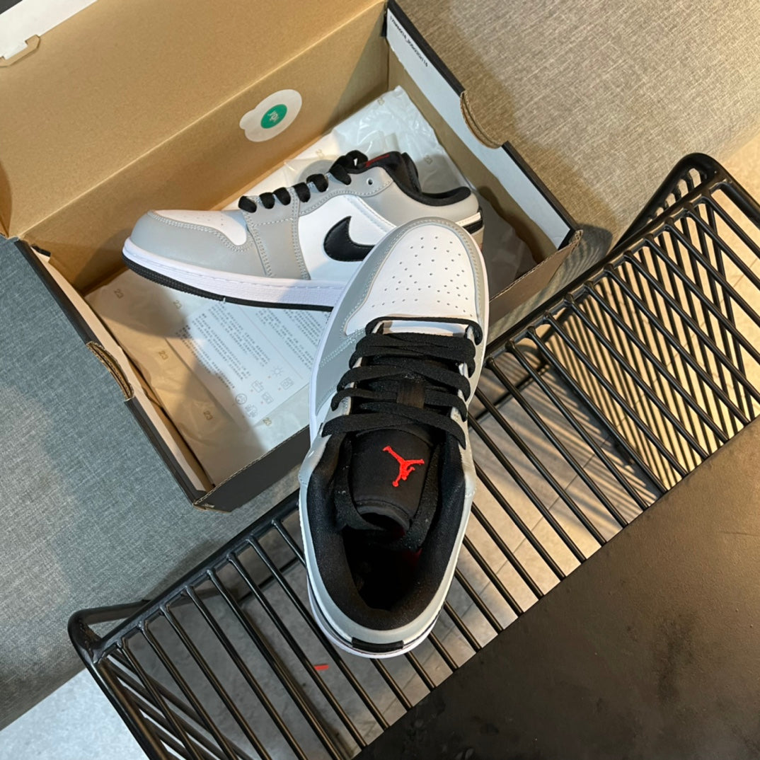 N1K-Air Jordan 1 Low 板鞋 休閒鞋 灰黑色
