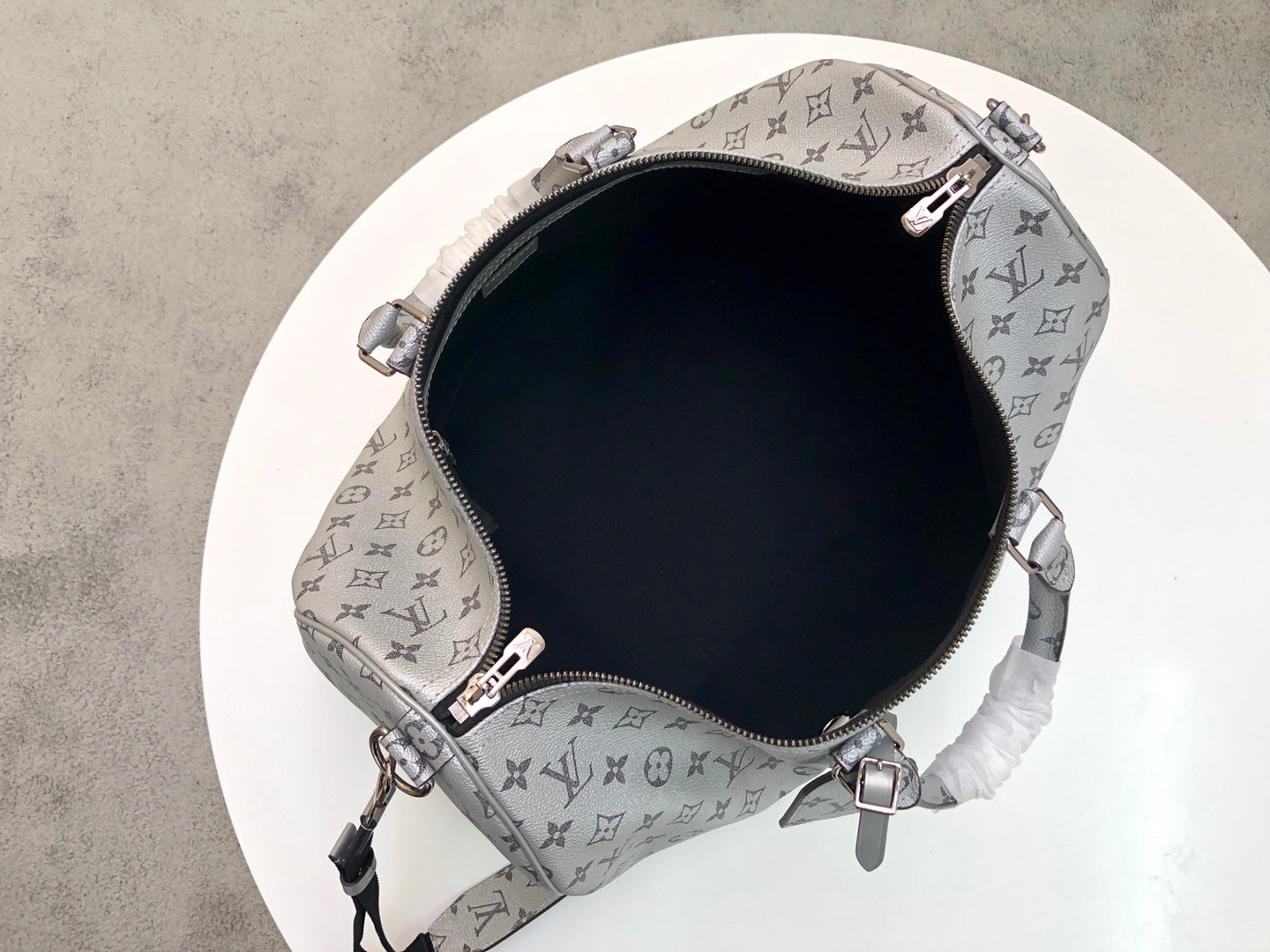 Lou-Keepall 45 旅行袋 銀色