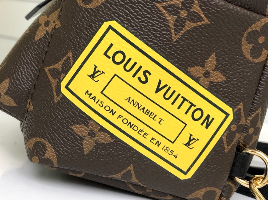R99520 路L家-MONOGRAM BACKPACK MINI 雙肩包
