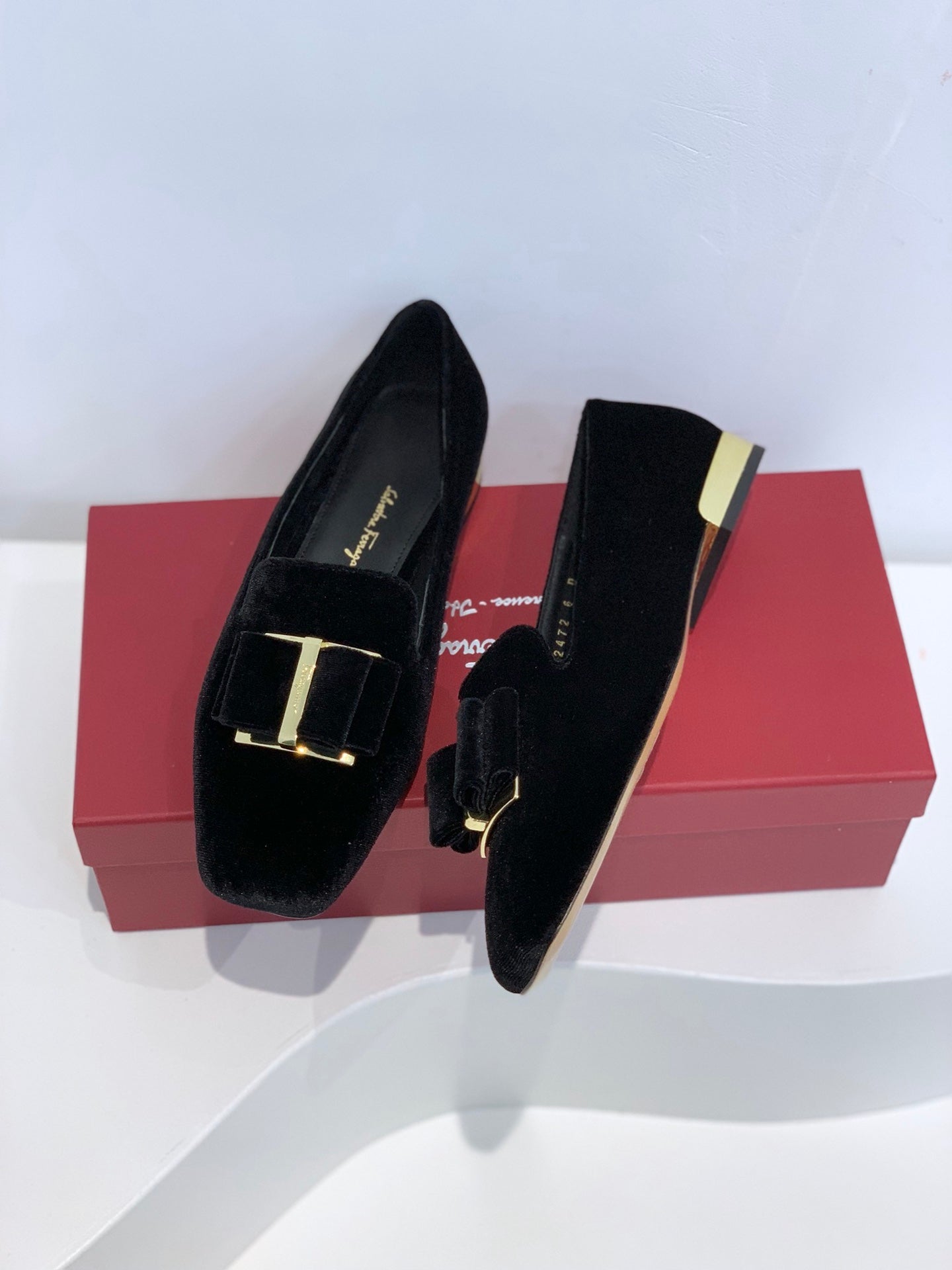 Salvatore Ferragamo鞋-菲拉格慕 方頭樂福鞋