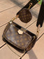 M44813 路L家-Multi Pochette Accessories 五合一麻將包 綠色