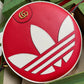 古G家- adidasxGucci聯名系列 肩背包 22x22x7cm 紅色拼