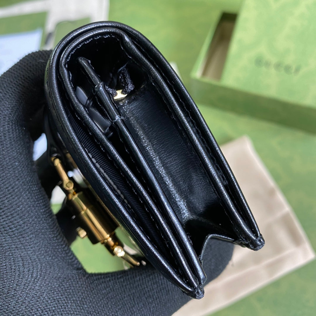 Gucci Jackie1961 系列拉鍊卡包短夾