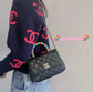 Chanel mini coco handle彩虹包-黑色