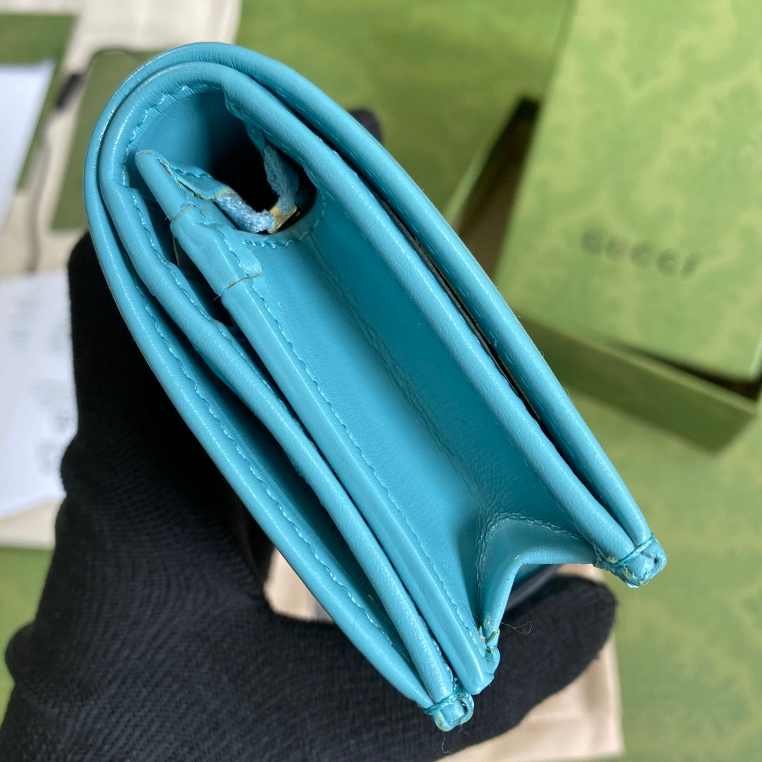 Gucci Jackie1961 系列拉鍊卡包短夾