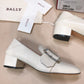 BALLY-低跟鞋 粗跟鞋