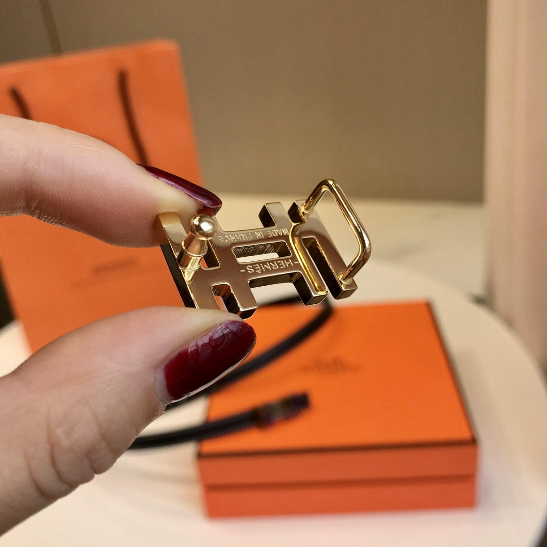 小愛款-黑色皮帶-1.3cm