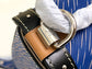 M43629 路L家-TWIST DENIM 鏈條包 赤藍色