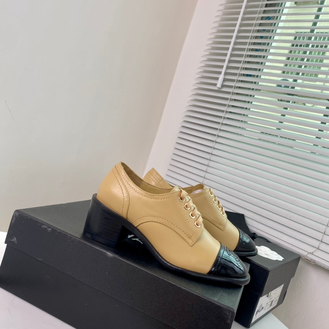 小香家-圓頭 低跟 樂福鞋 牛津鞋 英倫鞋