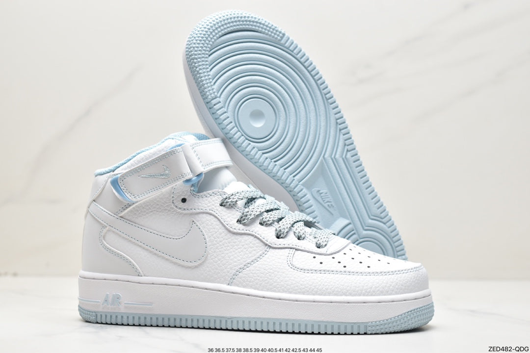 N1KE-Air Force 1 Mid 冰藍空