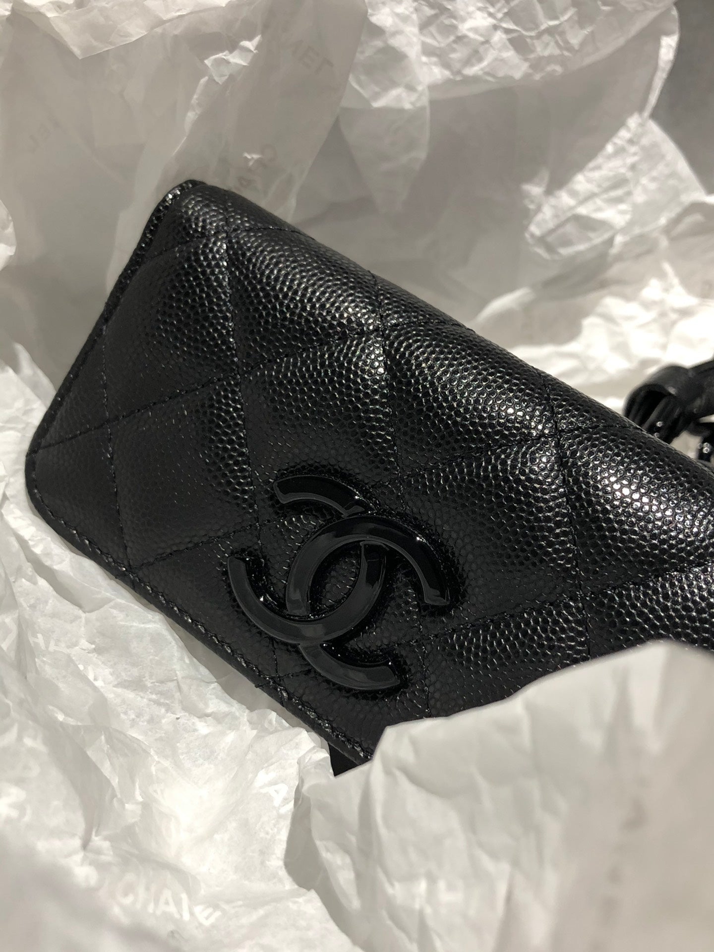 Chanel 黑色卡包
