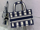 Dior Book Tote-Mini 23cm-深藍色條紋