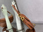 Dior Saddle 馬鞍包-手掌紋-大號焦糖棕色-25.5cm