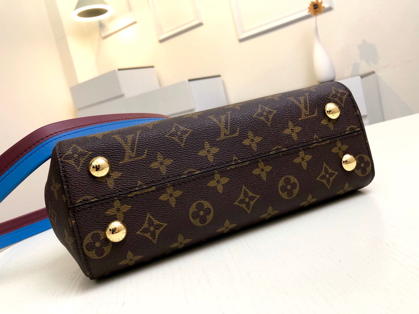 M42738 路L家-Monogram 秋冬新款 Cluny手袋 藍色