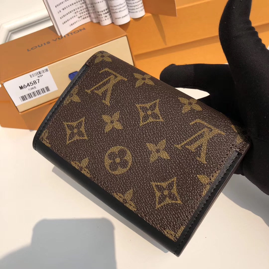 LV M64587 Flore短夾