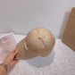 賽C家-爆款 奶茶色刺繡棒球帽