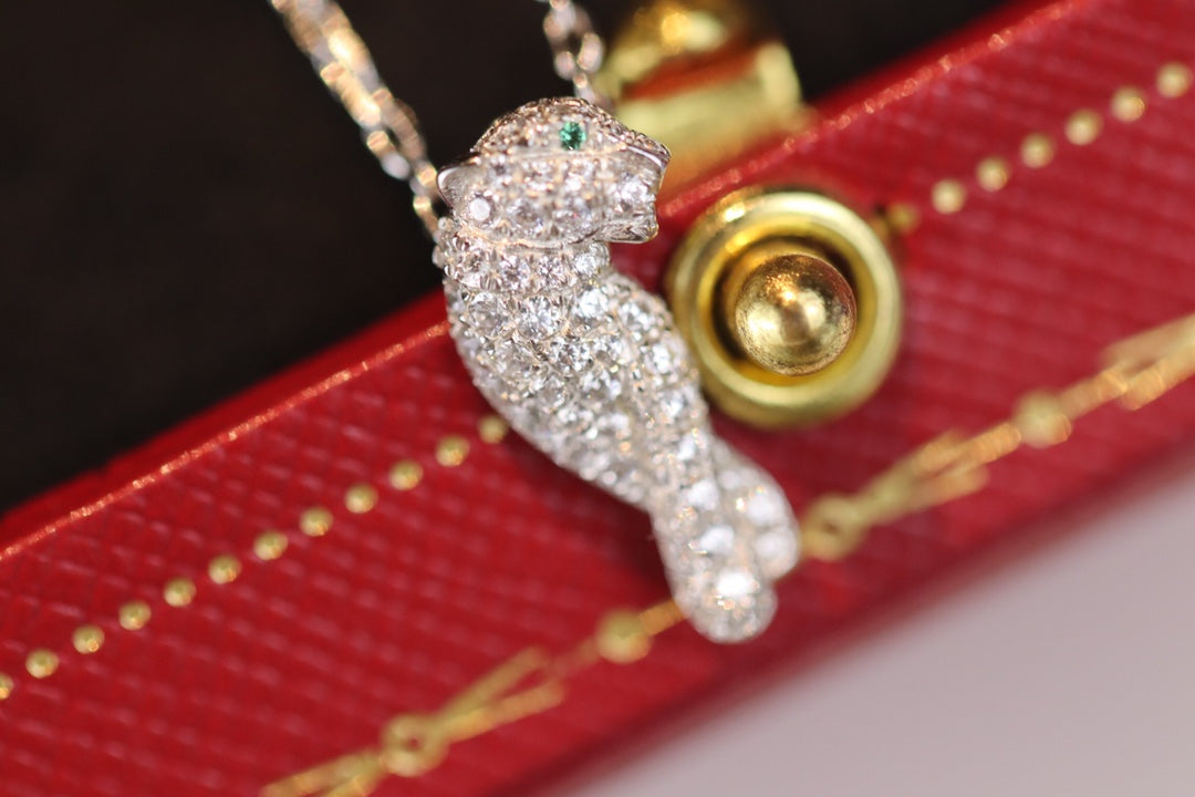Cartier 美洲豹系列 小款項鍊