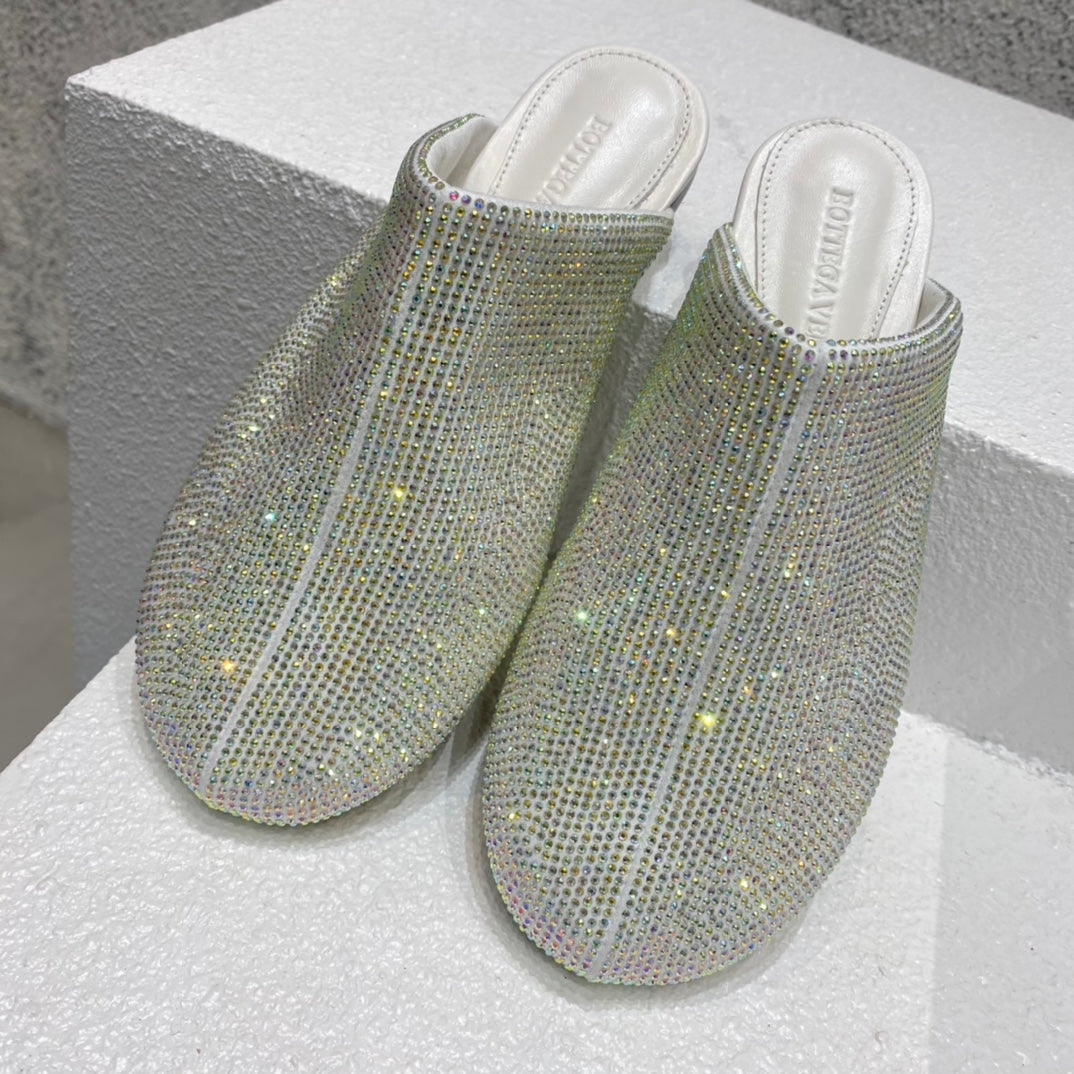 B編織-22S官網秋冬新品 豆豆鞋底鑽拖（35-39，40-42可訂製）