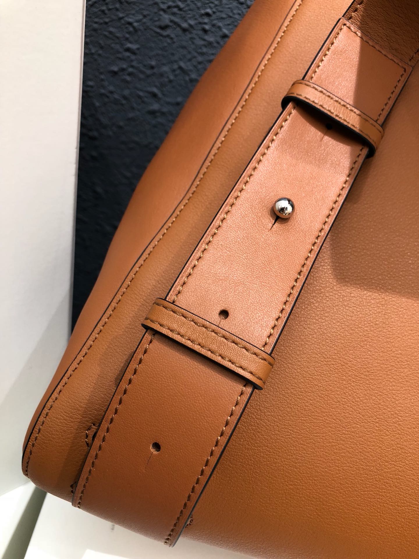 Loe-anton bag 肩背包 後背包 駝色