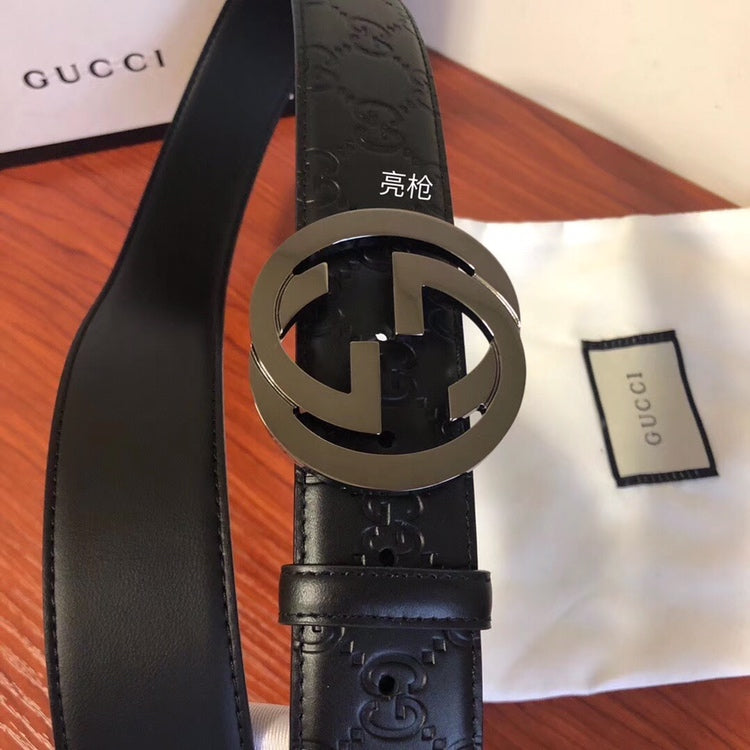 古G家-皮帶-4.0cm-男款