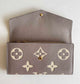 LV M80496 SARAH 信封式翻蓋長夾
