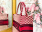 Dior Book Tote-小號36.5cm-刺繡波點