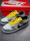 N1KE-SB Dunk Low 男女同款 灰藍黃色