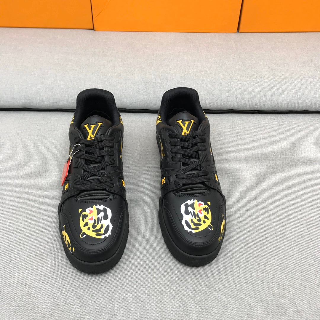 Lou-TRAINER 板鞋 休閒鞋 黑色