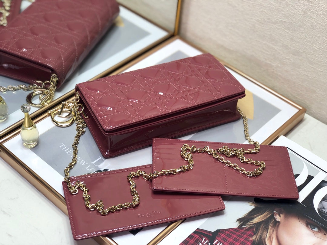 Dior 藤格紋三合一包-22cm