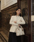 Dior Lady D-Lite黛妃包-帆布刺繡-米色條紋
