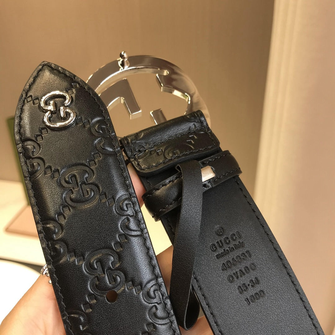 古G家-皮帶-4.0cm-男款