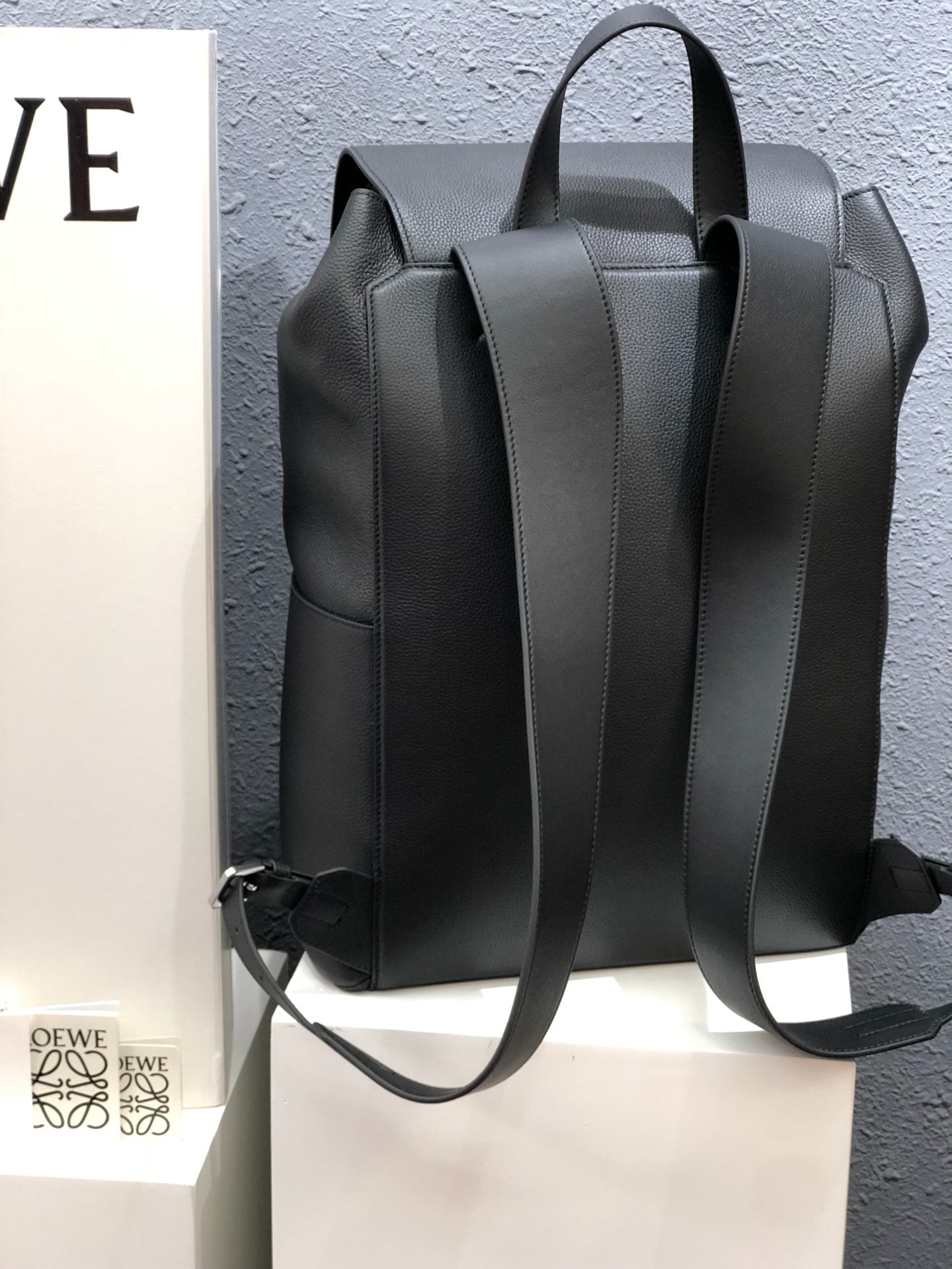 羅L威-男士 Puzzle Backpack 後背包 小牛皮