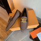 托德T-復古花色 豆豆鞋 懶人鞋