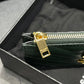 YSL 新品卡包_綠色金扣