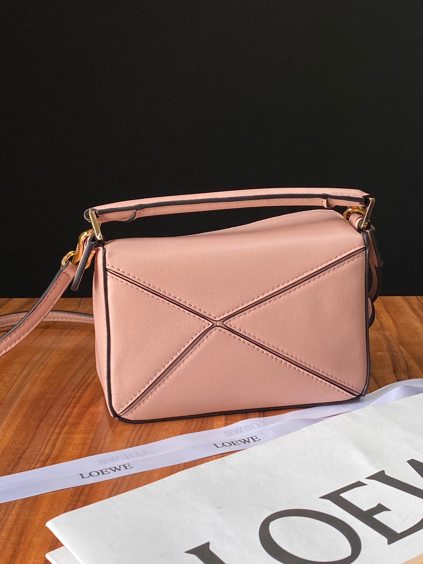 羅L威-Puzzle bag mini 小牛皮