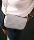 M81399 路L家-Wallet on Strap 手袋 鏈條包 白色 上身照