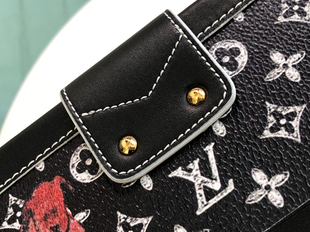 M44437 路L家-2019早春系列 Petite Malle手袋 黑色