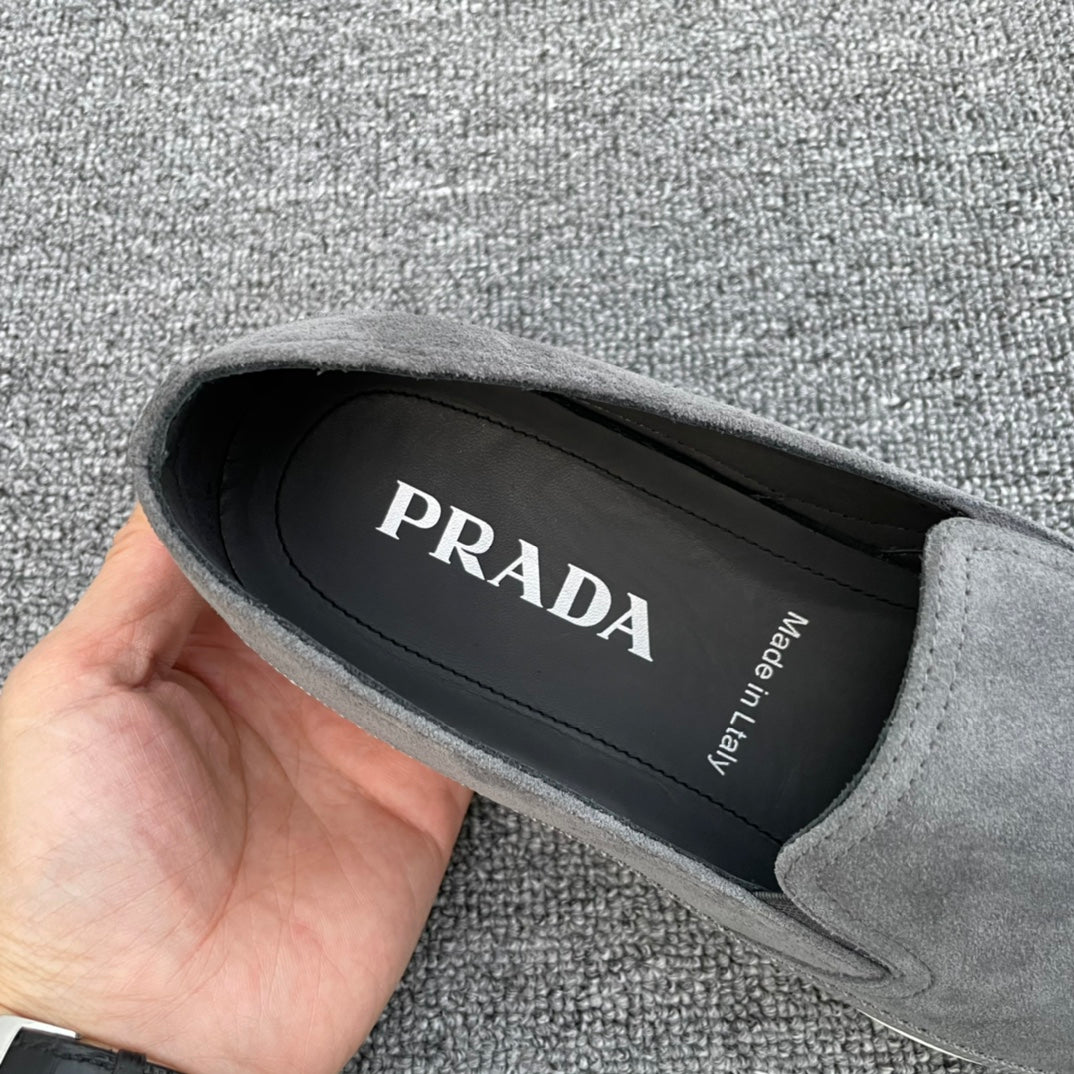 Pra-休閒鞋 平底鞋 灰色