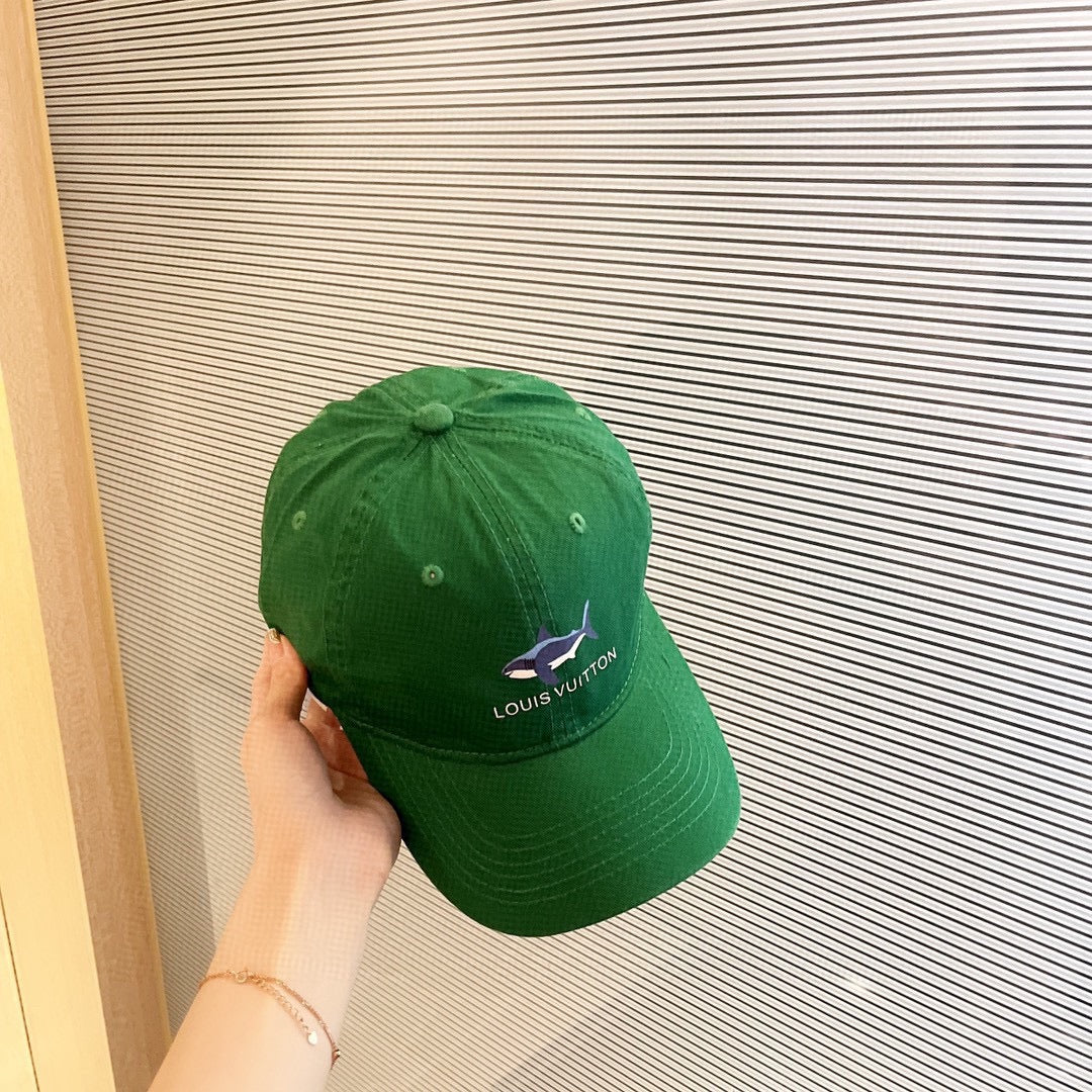 路L家-新款鯊魚圖案 棒球帽 多色