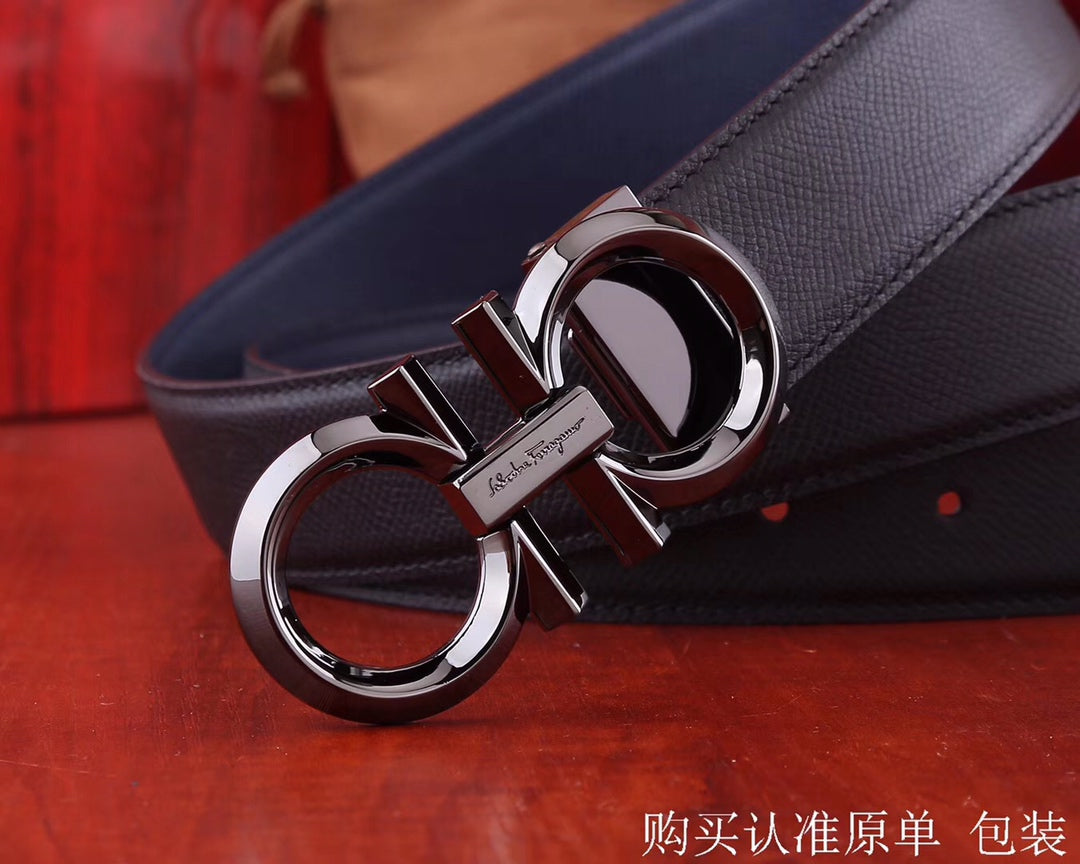 SF菲拉格-皮帶-3.4cm-男款