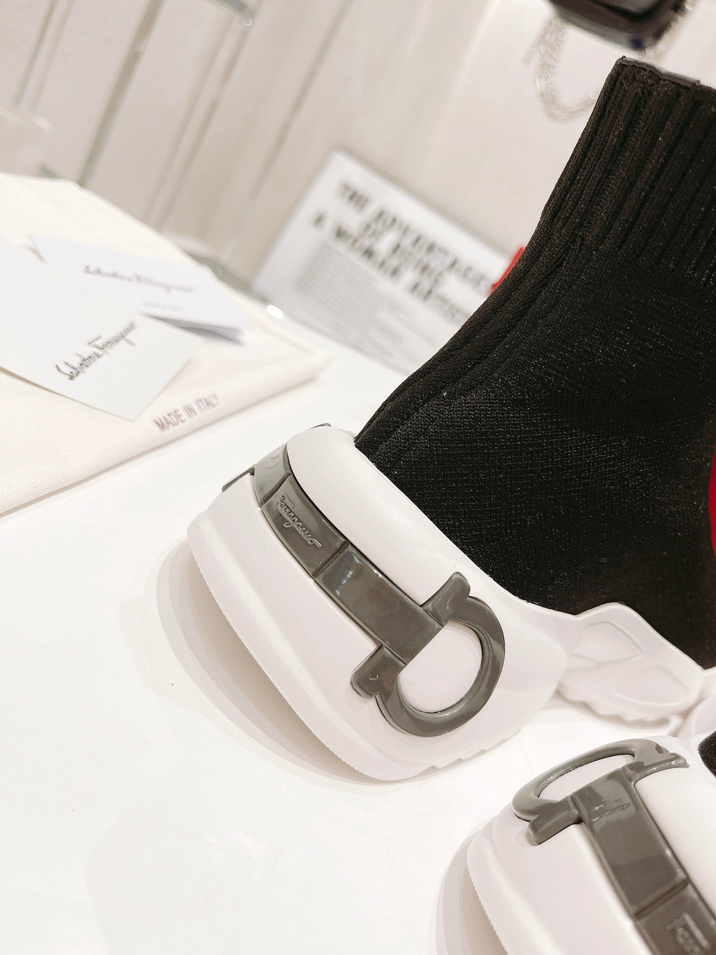 Salvatore Ferragamo鞋-菲拉格慕 襪靴