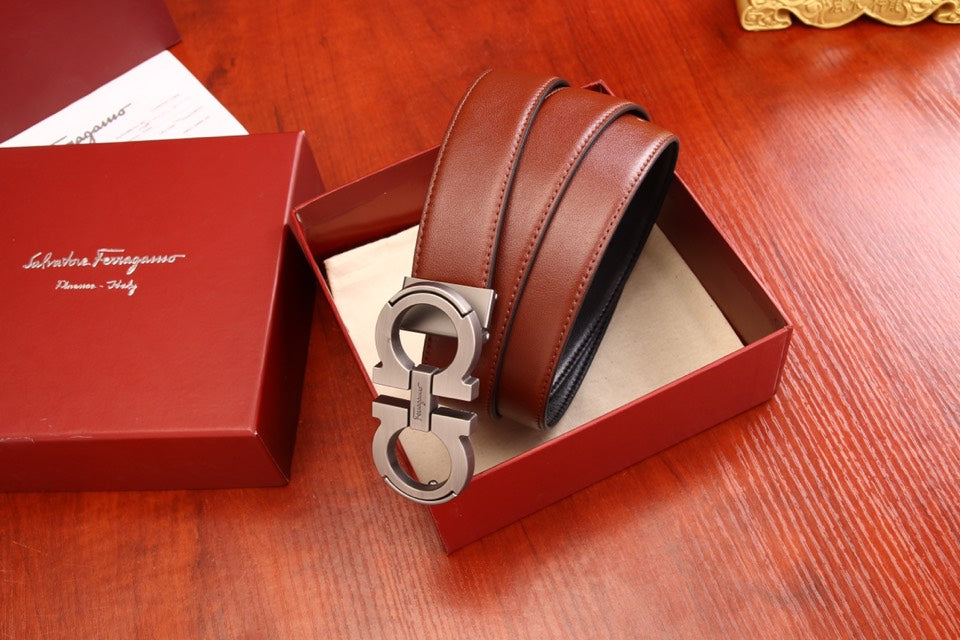 SF菲拉格-皮帶-3.4cm-男款
