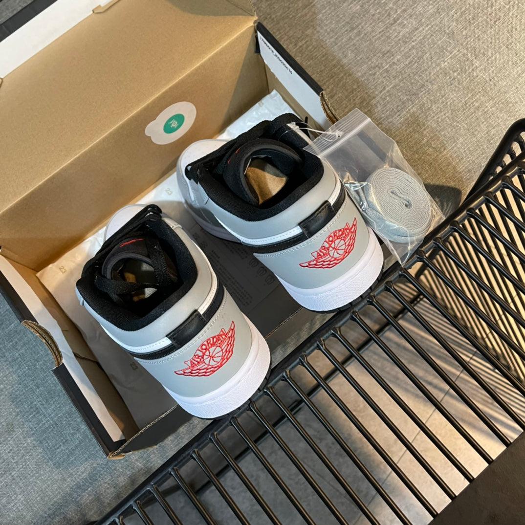 N1K-Air Jordan 1 Low 板鞋 休閒鞋 灰黑色