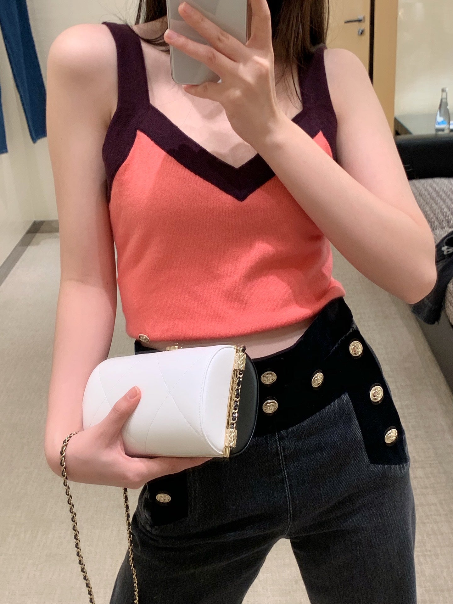 Chanel 2020高級手工坊系列黑白晚宴包