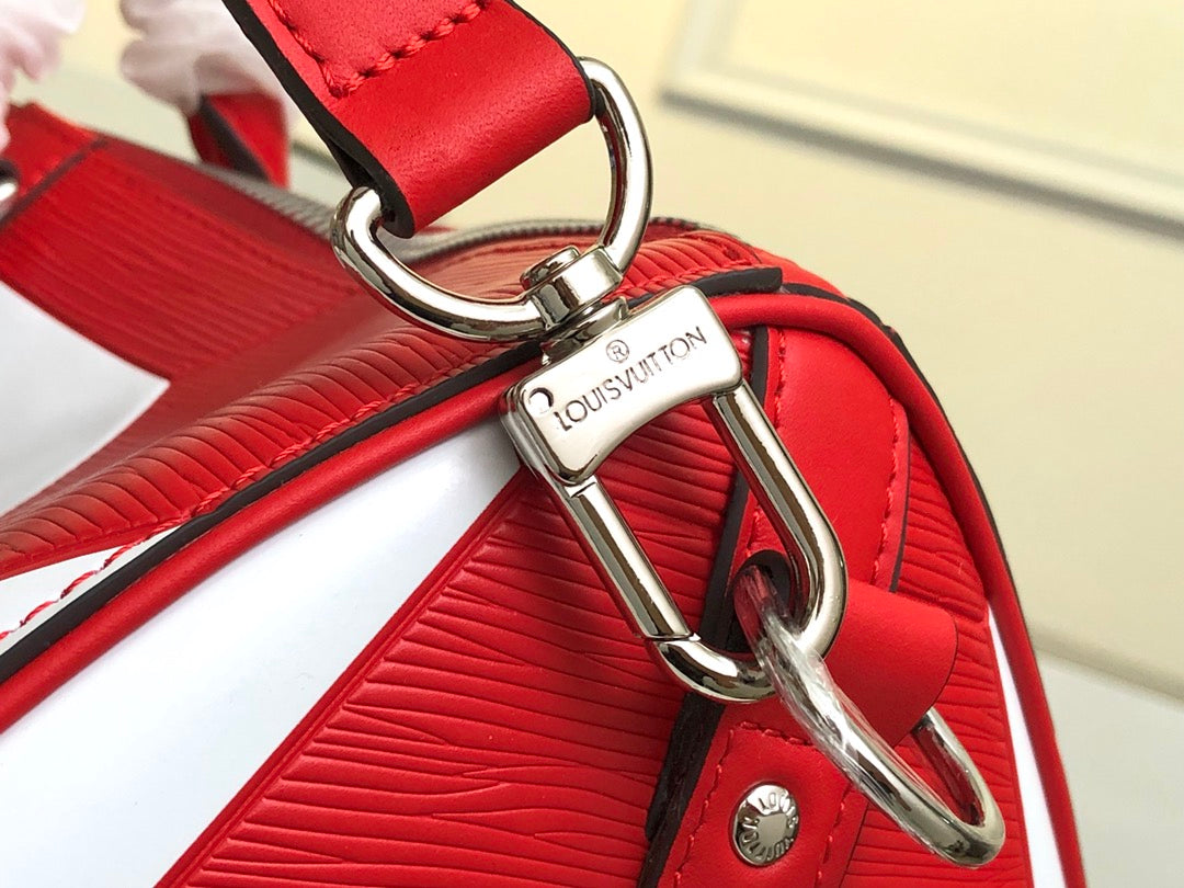 Lou-Keepall 50旅行袋 紅色