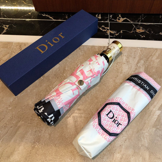 DIOR-雨傘-粉色